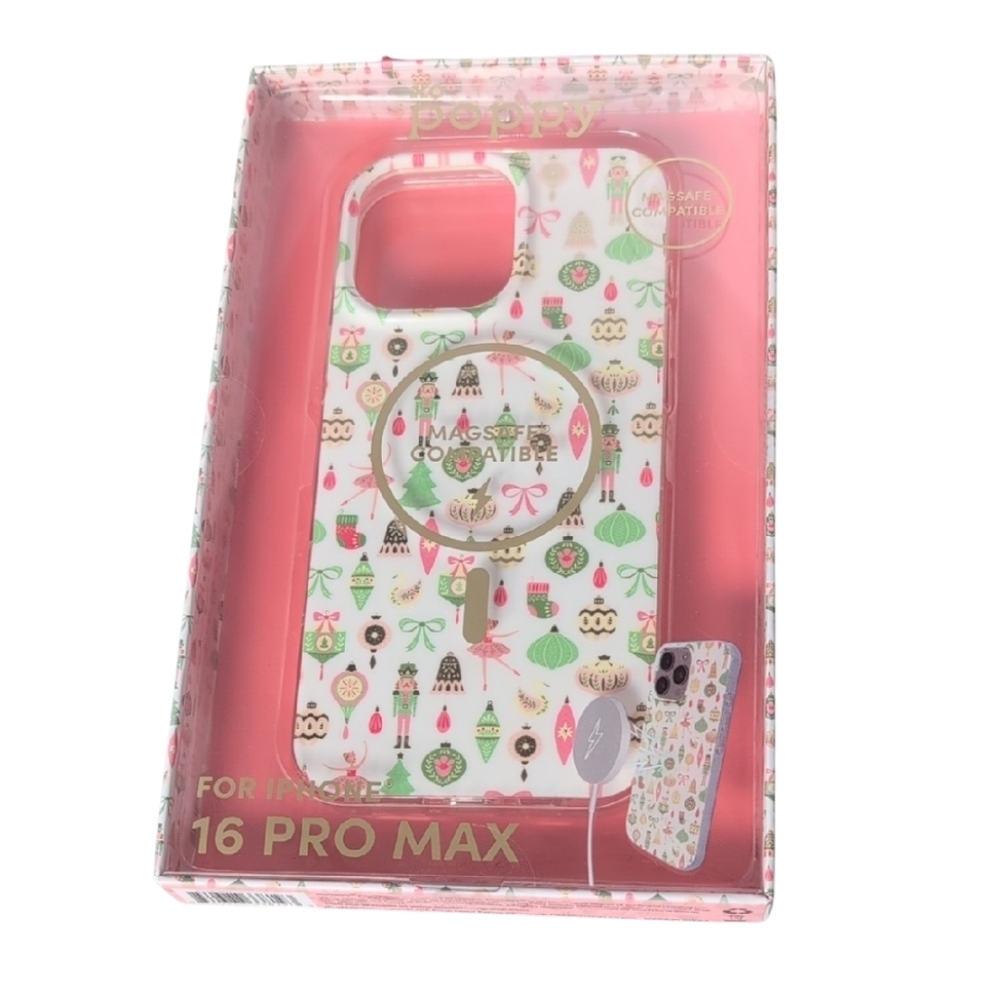 XO Poppy Christmas Nutcracker Ornament iPhone 16 Pro Max Case